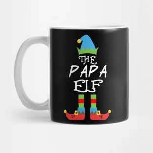 The Papa Elf Matching Family Group Christmas Party SANTA Mug